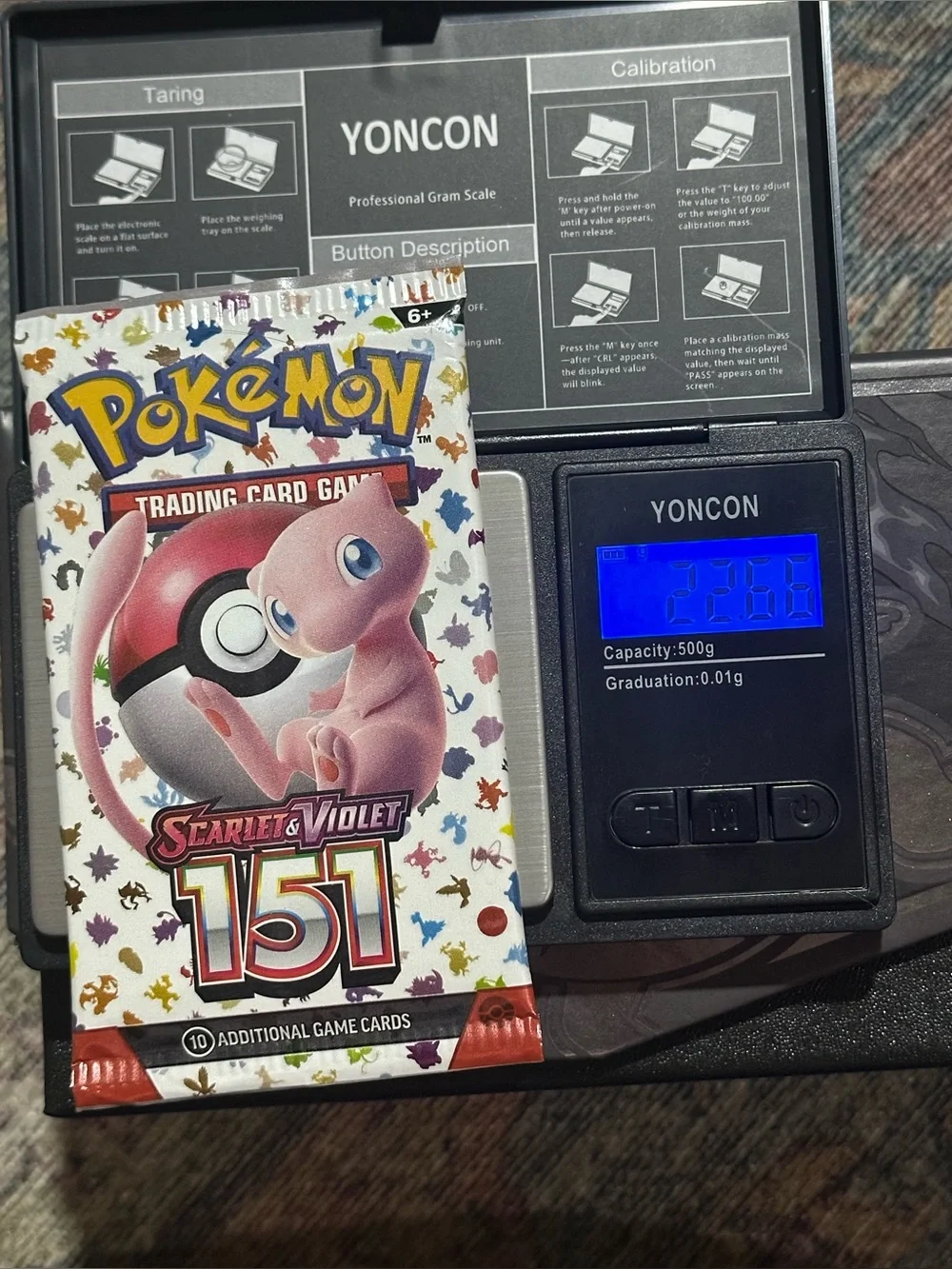 Pokemon Scarlet & Violet 151 Booster Pack 22.66g sealed
